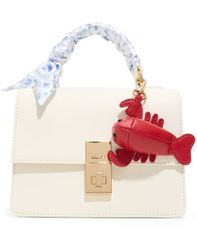アルド レディース バッグ ミニ ALDO Bovan Mini Top Handle Satchel Handbag Embossed Off White オフホワイト