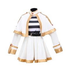 [신품] [COSIWO]프리렌 코스프레 유니폼 세트 힘멜 코스프레 의상 가장 Frieren Cosplay 의상 변장 무대 연출복 일상복, L 0