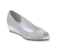 バンドリーノ レディース シューズ パンプス Bandolino Candra Wedge Pump Silver Metallic シルバー