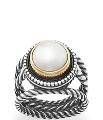 ジェームズ エイヴリー レディース アクセサリー 指輪 James Avery Marjan Cultured Pearl Ring Sterling Bronze パール