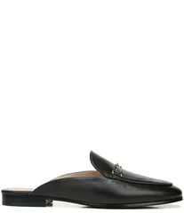 サムエデルマン レディース シューズ パンプス レザー ローファー Sam Edelman Linnie Leather Bit Buckle Flat Mule Loafers Black ブラック