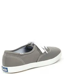 ケッズ レディース ボトムス カジュアルパンツ スニーカー レース Keds Champion Canvas Lace Up Sneakers Dark Grey グレー
