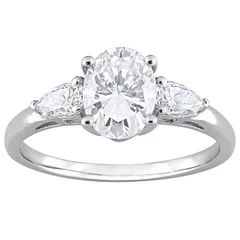 ステラ グレース レディース アクセサリー リング Stella Grace Sterling Silver 1 34 CaratW LabCreated Moissanite 3Stonengage