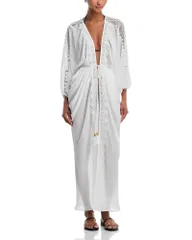 レイミー ブルック レディース トップス ワンピース Ramy Brook Bernice Cover Up Dress White ホワイト