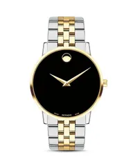 モバド レディース アクセサリー 腕時計 Movado Museum Classic TwoTone Watch 40mm BlackMulti ブラック