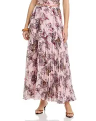 ラジャンス レディース ボトムスカート プリーツ マキシ LAGENCE Torin Pleated Maxi Skirt Light Nectar Pink ピンク