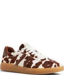 アルド レディース ボトムス カジュアルパンツ アニマル柄 プリント スニーカー レース ALDO Chicsneaker Animal Print Calf Hair Lace Up Sneaker