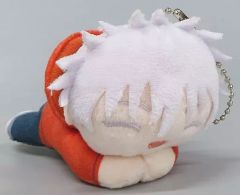 [Used] Keychain Satoru Gojo(Mensore ver.) Hug Character "Jujutsu Kaisen Season 2 Kaigyoku Tamaori Hug Character Collection 4" Animate Limited BOX Purchase Bonus