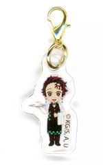 [Used] Keychain Tanjirō Kamado"Demon Slayer x Tokyu Hotels Special Buffet 2025 Acrylic Charm"