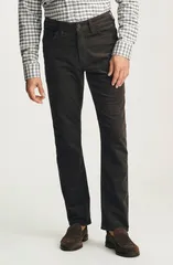 ３４ヘリテージ メンズ ボトムス カジュアルパンツ ストレート 34 Heritage Courage Straight Leg Twill Pants BROWN DIAGONALUXE ブラウン