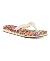 サヌーク レディース シューズ サンダル Sanuk Womens Bubblecush Sandals Rainbow confetti
