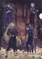 中古】クリアファイル 集合 A4クリアファイル 「Q-pot CAFE.×GRANBLUE