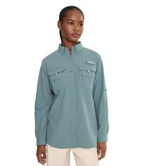 コロンビア レディース トップス シャツ Columbia PFG Bahama II Long Sleeve Metal