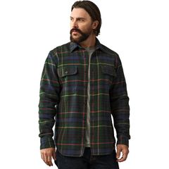 フィルソン メンズ トップス シャツ ヴィンテージ Filson Vintage Flannel Work Shirt Mens BlackGreen Plaid ブラック