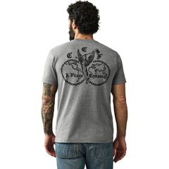 フィルソン メンズ トップス Tシャツ グラフィック Filson Union Graphic TShirt Mens Dark Gray Heather グレー