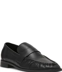 スティーブ マデン レディース シューズ スリッポン・ローファー レザー Steve Madden Ronie Leather Loafers Black ブラック