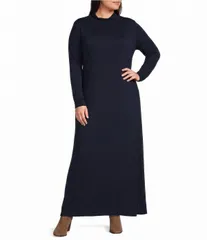 ブライン ウォーカー レディース トップス ワンピース モックネック プラスサイズ パイル Bryn Walker Plusize Robin French Terry Mock Neck Long