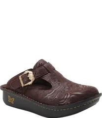 アレグリア レディース シューズ サンダル レザー Alegria Classic Swirling Etched Leather Clogswirling Brown ブラウン