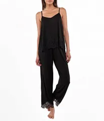 フローラニクルーズ レディース アンダーウェア ナイトウェア Vネック ノースリーブ ニット Flora Nikrooz Sarafina Bamboo Sleeveless VNecknit Pan