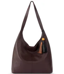 ザサック レディース バッグ レザー The Sak Huntley Leather Hobo Shoulder Bag Mahogany