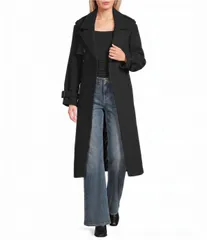 ジービー レディース アウター ジャケット・ブルゾン コート GB Daniella Trench Coat Black ブラック