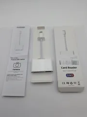 【未使用品】カードリーダー USB-C SD microSD TF USB 3in1 白