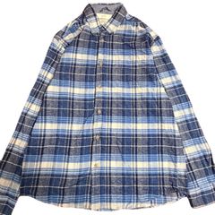 weatherproof フランネルシャツ チェックシャツ Lサイズ 古着 긴팔
