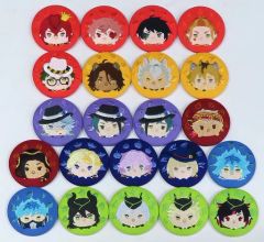 [중고] 배지·핀즈 전 22종 세트 [디즈니 트위스티드 원더랜드 자수 캔 배지(LINE 툼툼 아트)] ANIPLEX+한정