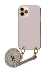 かんたんスマホ5 簡単スマホ5 インコ 小鳥 カフェ イラスト 可愛い サンドイッチ ピンク パープル ネイビー レザーベルト ストラップ 調節可能 130cm ストラップ付 カラー03