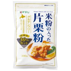 カンピー 米粉の入った片栗粉 200g×20袋入| 送料無料 食品 乾物 米粉入り片栗粉 無添加 国産 揚げ物 ストック 粉物 製菓材料 ケース買い まとめ買い 新品 自然 健康 こだわり 日本産