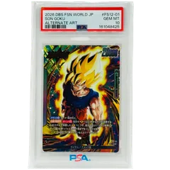 PSA10 孫悟空 FS12-01 リーダー パラレル ドラゴンボールスーパーカードゲーム フュージョンワールド