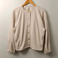 ナチュラルクチュール natural couture ボリュームスリーブ ダンボールブルゾン 【F】 ライトベージュ