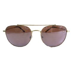 未使用 OLIVER PEOPLES オリバーピープルズ ロジャー・フェデラー R-10 パイロットフレーム サングラス メガネ OV1346S 54□18 ブラウン メンズ 古着 中古 USED