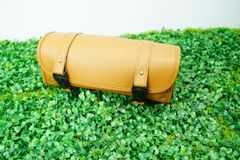 汎用　サドルバッグ　ブラウン　PVC