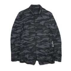 bajra バジュラ 変形フーデッドジャケット モード ストレッチ 迷彩 黒