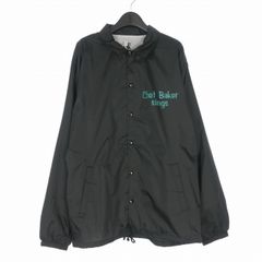 ワコマリア WACKO MARIA CHET BAKER ロゴプリント コーチジャケット ブルゾン 長袖 XL ブラック 黒 