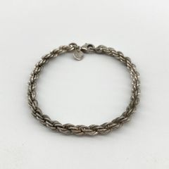 太郎様 ティファニー シルバー 18K ツイスト チェーン ブレスレット