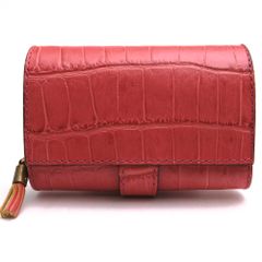 フェリージ／Felisi 財布 ウォレット レディース 女性 女性用 レザー 革 本革 ピンク  1041/2/SA コンパクトウォレット 小銭入れあり クロコ型押し 定番