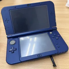 ÷【動作未確認】【ジャンク品】Newニンテンドー3DS LL メタリックブルー 本体 タッチペン付き【ゲーム機】【2】