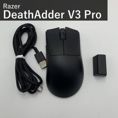 Razer レイザー DeathAdder V3 Pro デスアダー ゲーミングマウス ブラック RZ01-04630300-R3WL ワイヤレス 63g 8000Hz対応 Focus Pro 30K HyperPolling ドングル付属 国内正規品