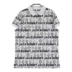 サイズ：1 JACK BUNNY ジャックバニー ドラえもん 半袖ポロシャツ 総柄 ホワイト系 [240101772046] ゴルフウェア レディース ストスト