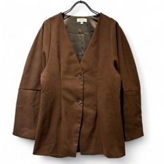 GHOSPELL (ゴスペル) Submerge Collarless Blazer 24GH02JKG074BRN ブラウン S