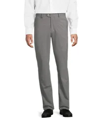 ダニエル クレミュ メンズ ボトムス カジュアルパンツ パンツ Daniel Cremieux Signature Label Flat Front Solid Travel Pants Grey グ
