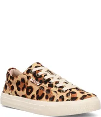 タオスフットウェア レディース シューズ スニーカー プラットフォーム プリント Taos Footwear Plim Soulux Leopard Print Calf Hair Platform