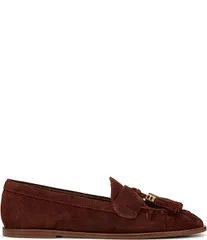 フランコサルト レディース シューズ パンプスエード ローファー Franco Sarto Carita Suede Tasseloafers Dark Brown ブラウン