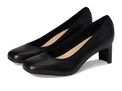 クラークス レディース シューズ ヒール Clarks Anelise Nora Black Leather ブラック