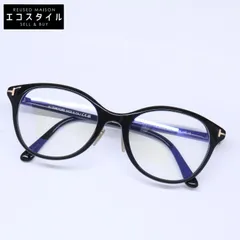 TOM FORD　トムフォード　FT6102-D-B/V 001 ブラック×ゴールド キャッツアイ/フルリム ブルーライトカットメガネ　52□19-140