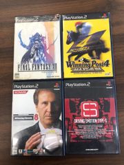 【PS2】FINAL FANTASY XII・ウイニングポスト4 マキシマム・ワールドサッカーウイニングイレブン8・DRIVING EMOTION TYPE-S　セット113