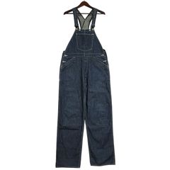 【中古品】 EVISU エヴィス ビックカモメ PAINT DOUBLEKNEE DENIM OVERALL ペイント ダブルニー デニム オーバーオール  【145-260916-ya-10-izu】