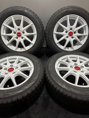 ★205/60R16 YOKOHAMA/ice GUARD iG70 24年製 LeyBahn 16インチ 6.5J +53 114.3 5H スタッドレス 4本 ノア ヴォクシー (南4-N190)